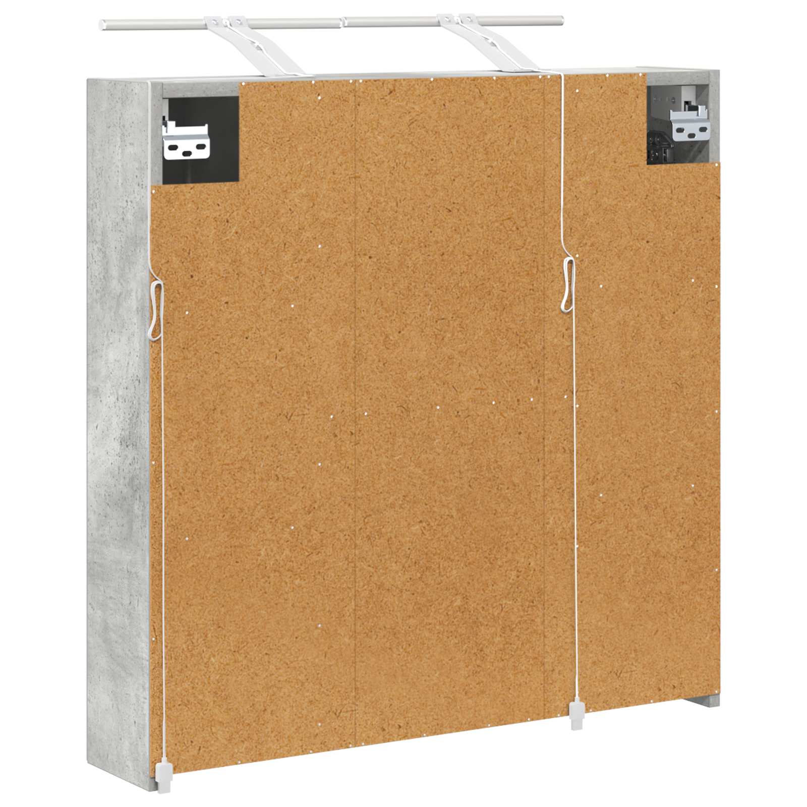 Badezimmerspiegelschrank Beton Grau 70 x 14,5 x 70 cm