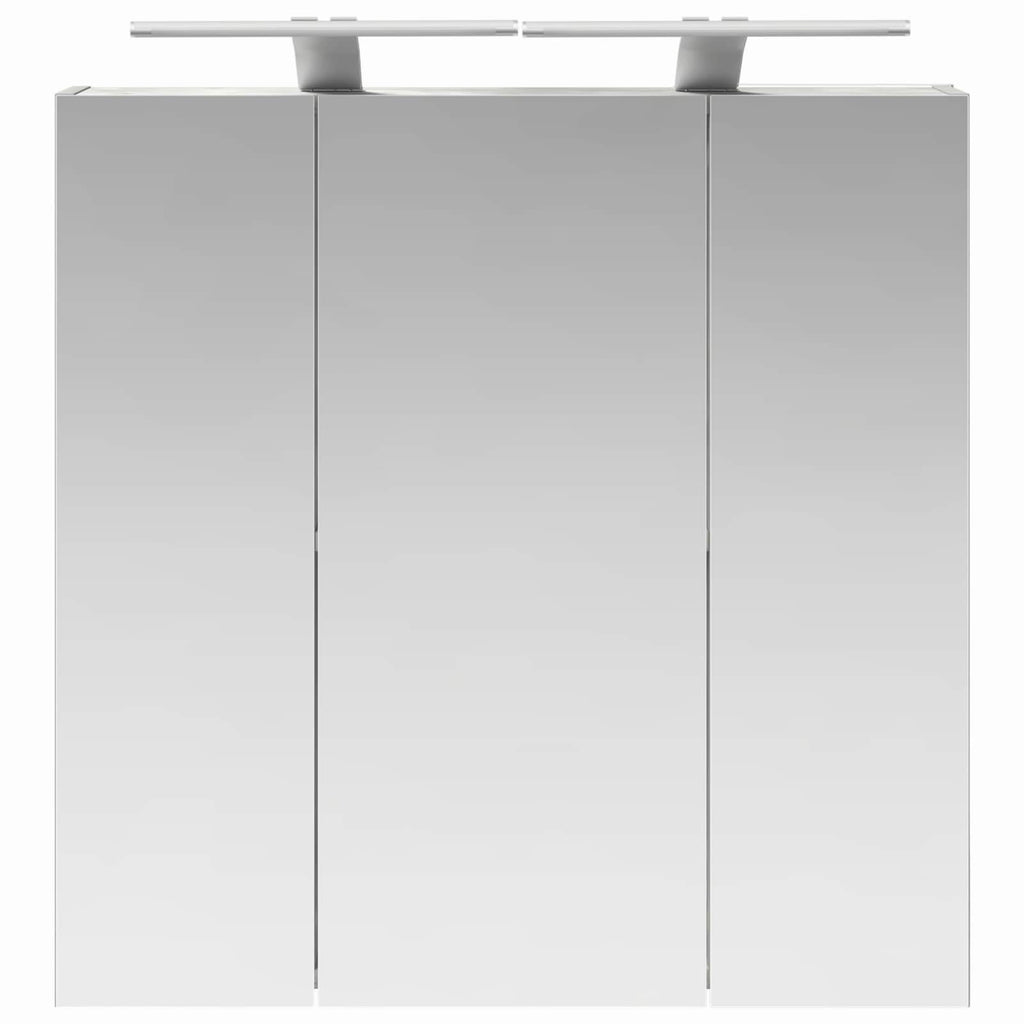 Badezimmerspiegelschrank Beton Grau 70 x 14,5 x 70 cm