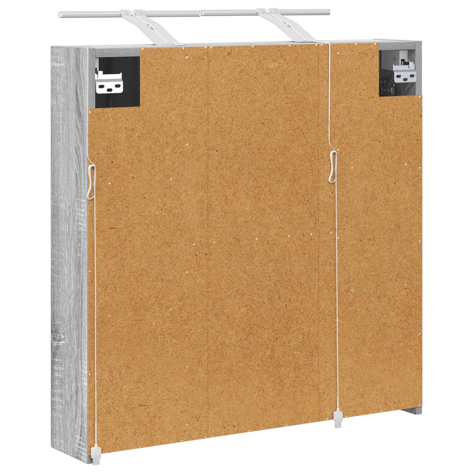 Badezimmerspiegelschrank Graues Sonoma 70 x 14,5 x 70 cm