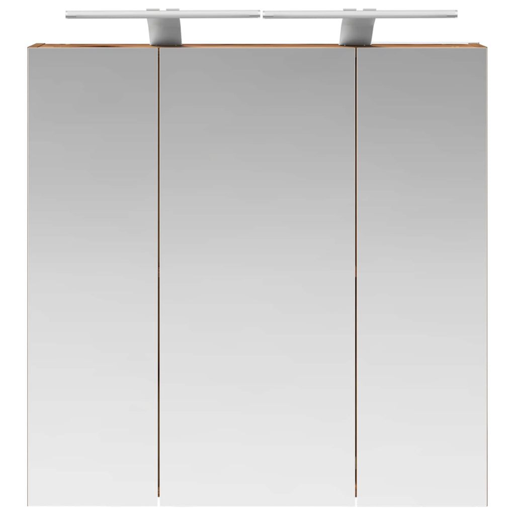 Badezimmerspiegelschrank Altholz 70 x 14,5 x 70 cm