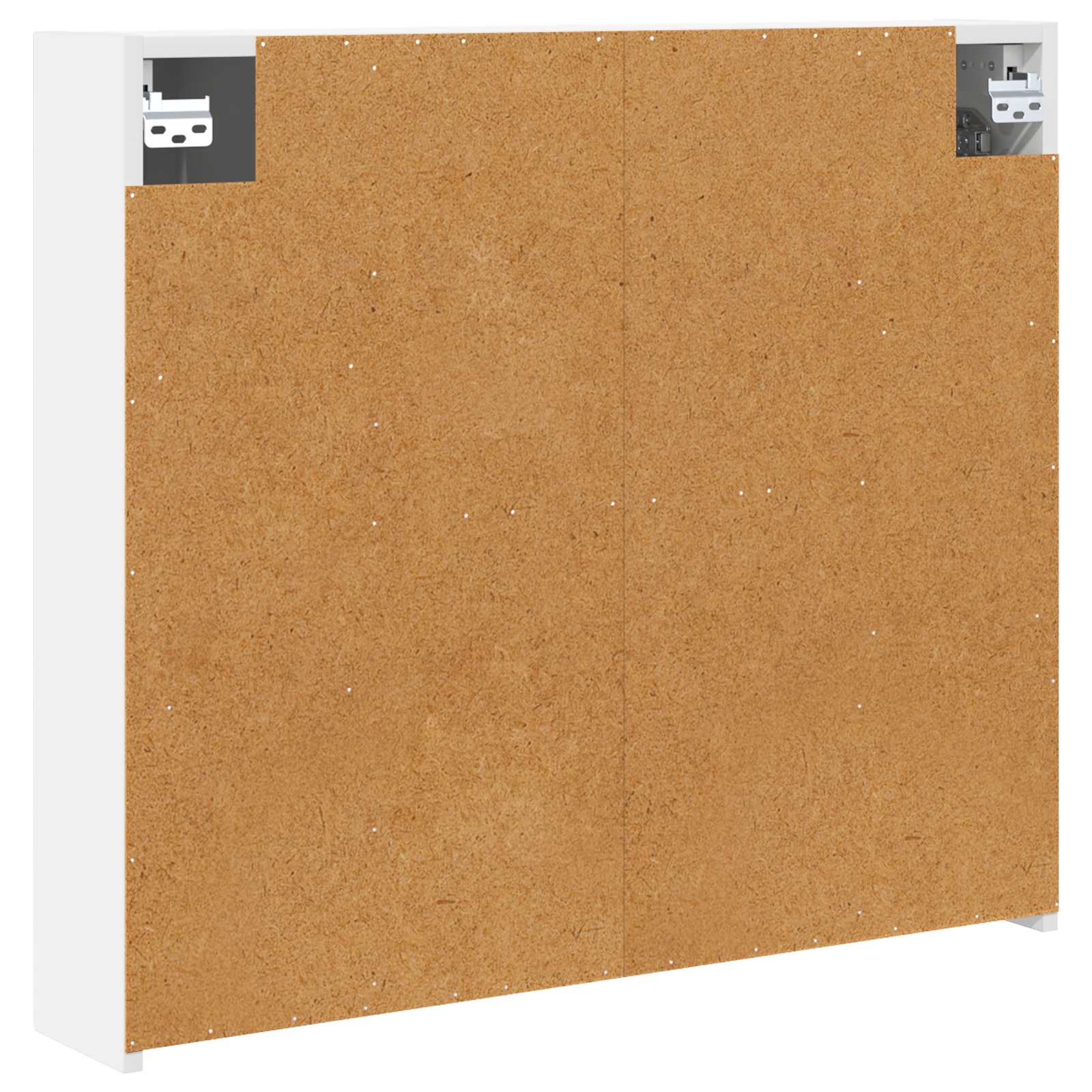 Badezimmerspiegelschrank Weiß 80 x 14,5 x 70 cm Holzwerkstoff