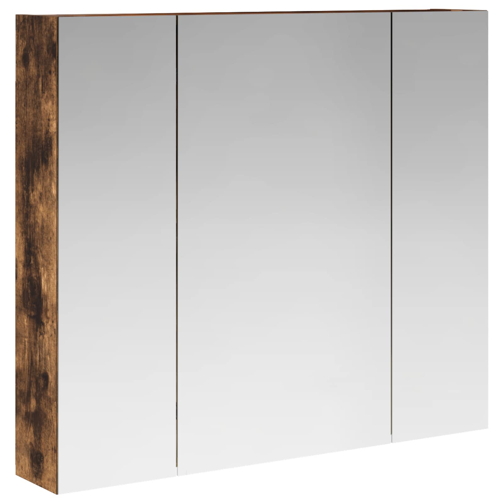Badezimmerspiegelschrank Geräucherte Eiche 80 x 14,5 x 70 cm