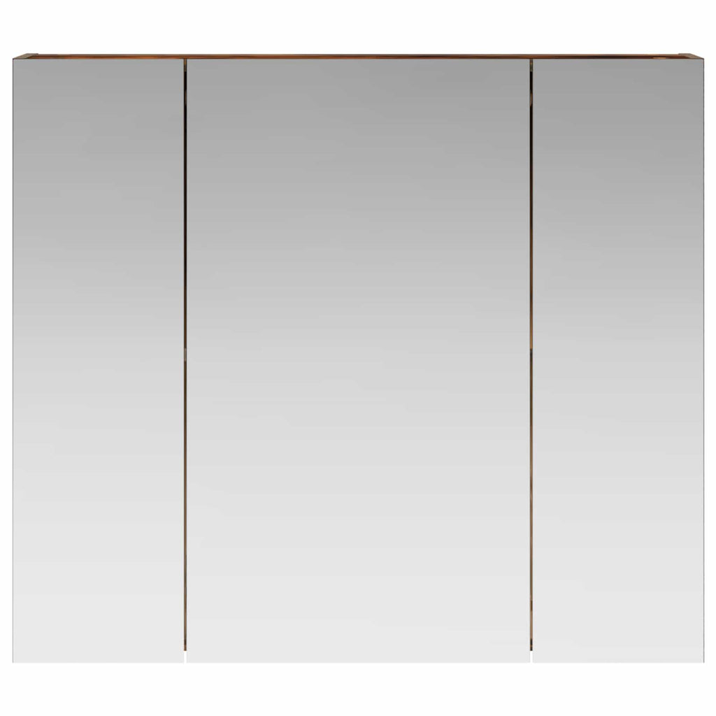 Badezimmerspiegelschrank Geräucherte Eiche 80 x 14,5 x 70 cm