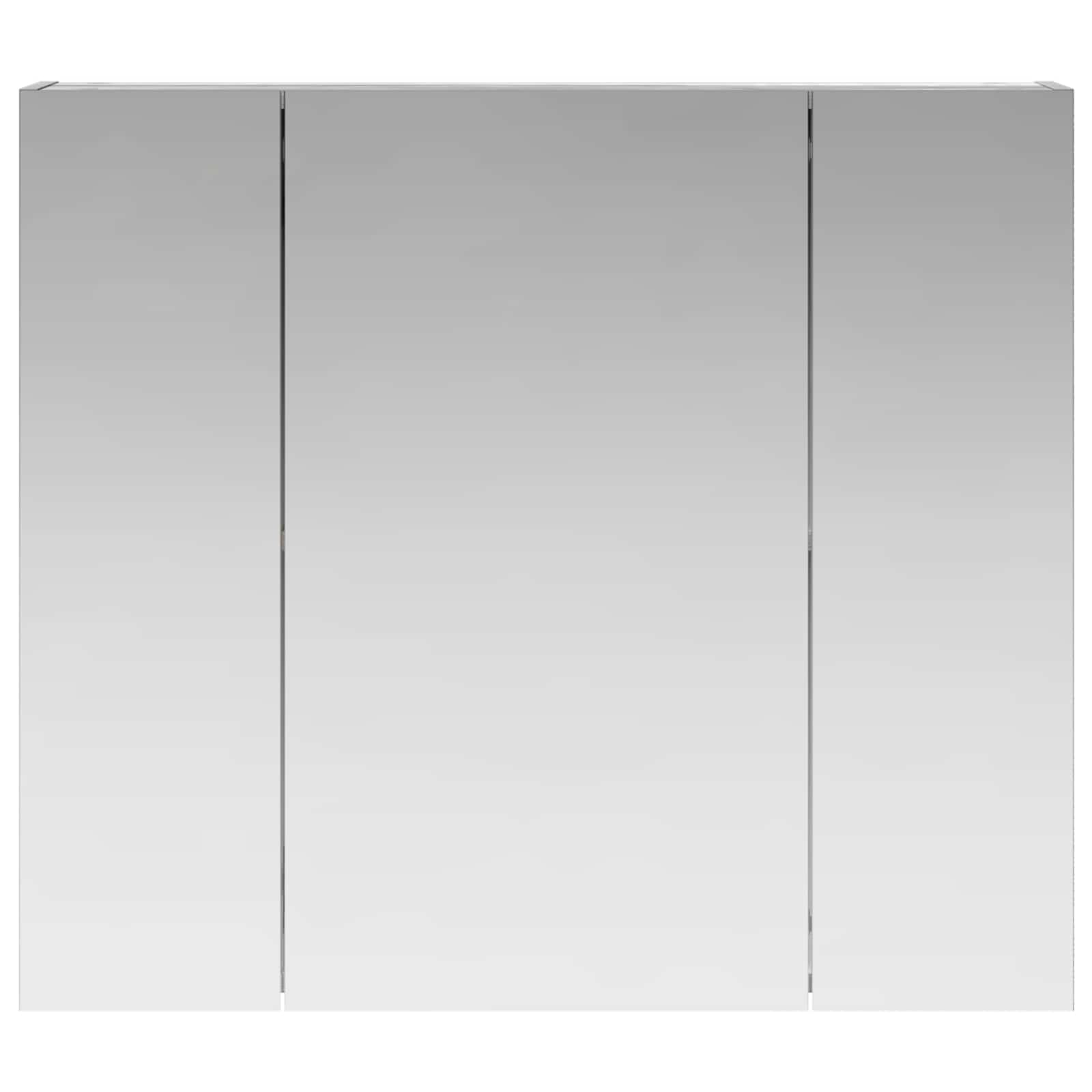 Badezimmerspiegelschrank Graues Sonoma 80 x 14,5 x 70 cm
