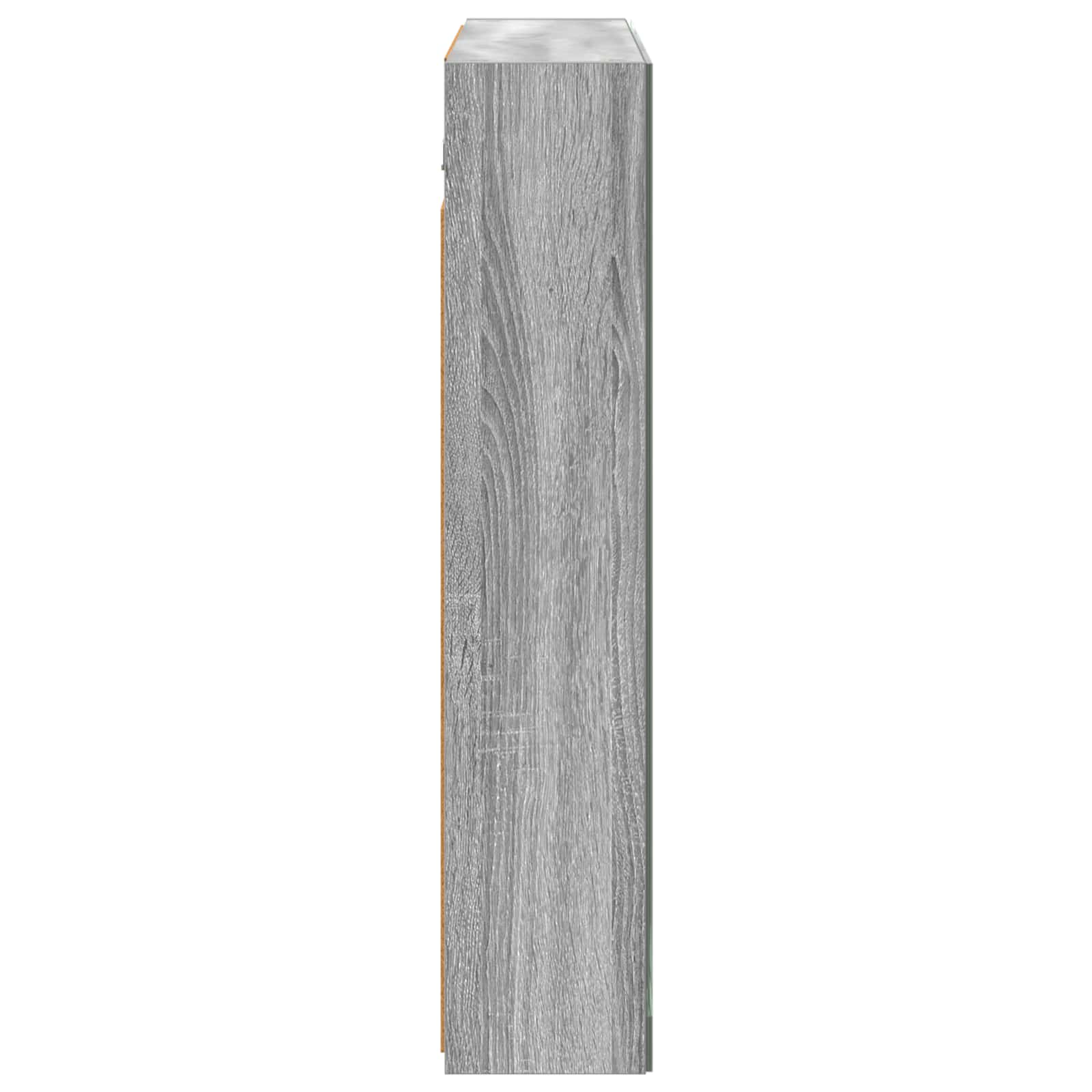 Badezimmerspiegelschrank Graues Sonoma 80 x 14,5 x 70 cm