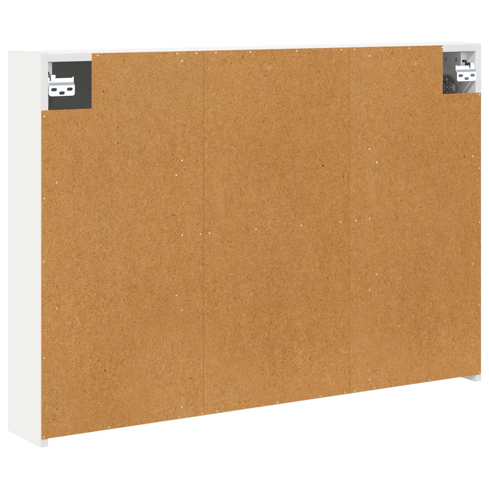 Badezimmerspiegelschrank Weiß 100 x 14,5 x 70 cm Holzwerkstoff