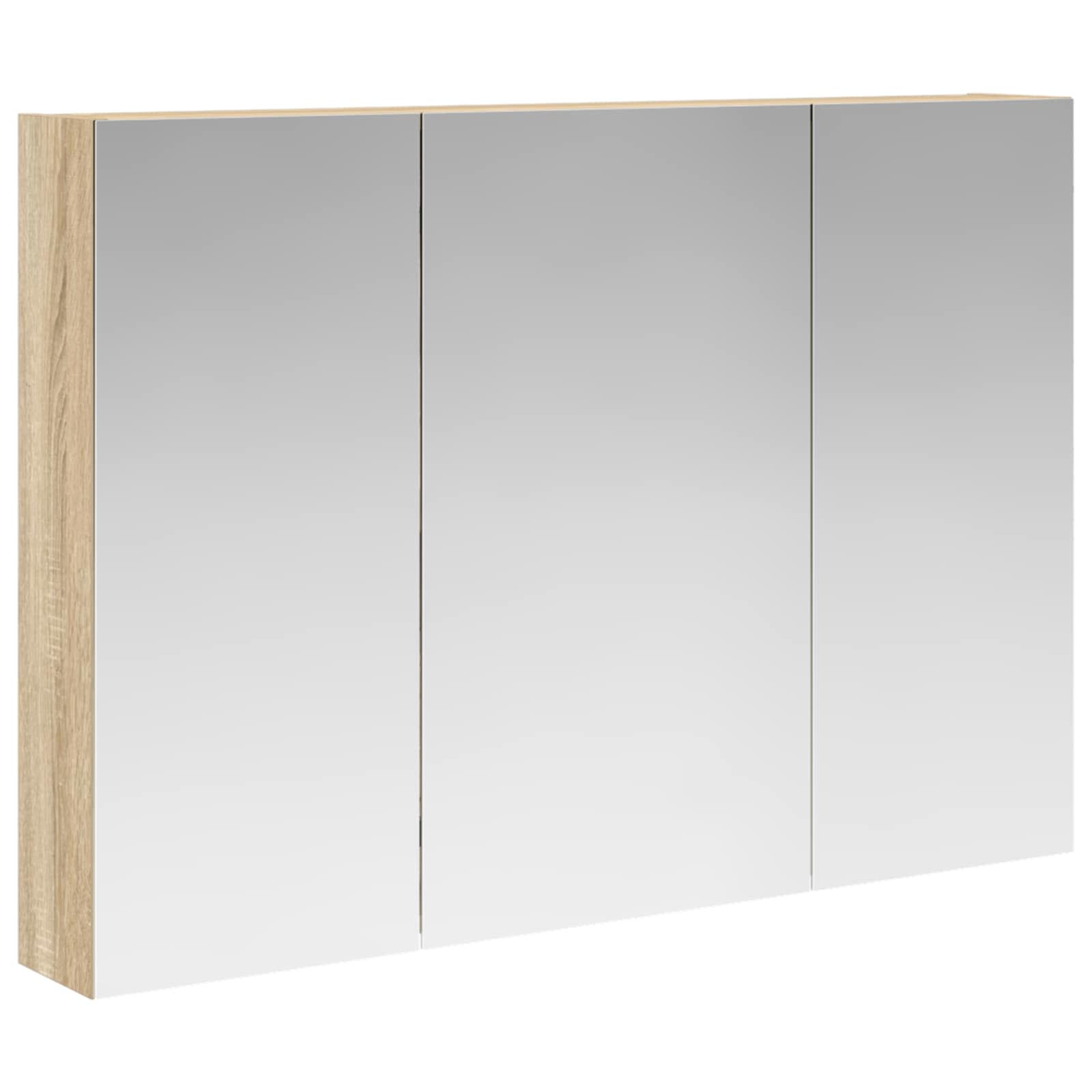 Badezimmerspiegelschrank Sonoma-Eiche 100 x 14,5 x 70 cm