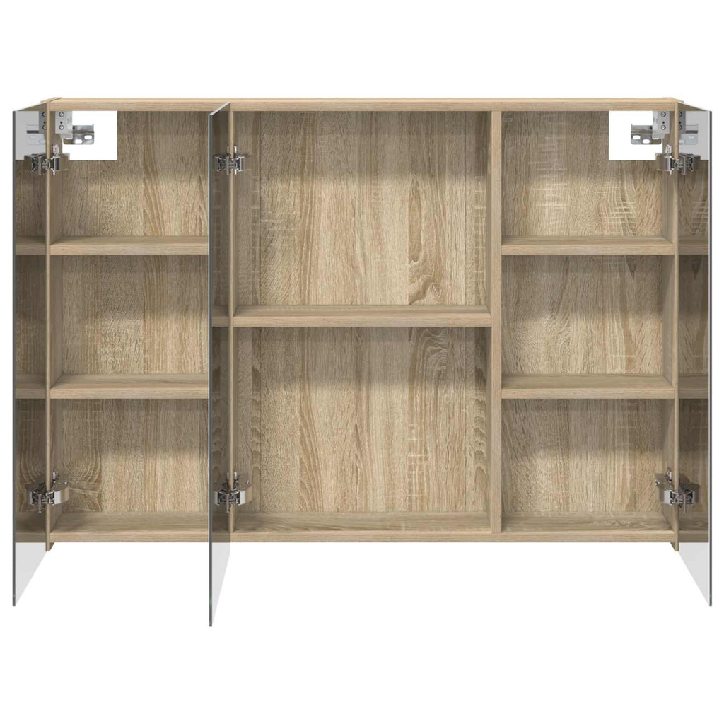 Badezimmerspiegelschrank Sonoma-Eiche 100 x 14,5 x 70 cm