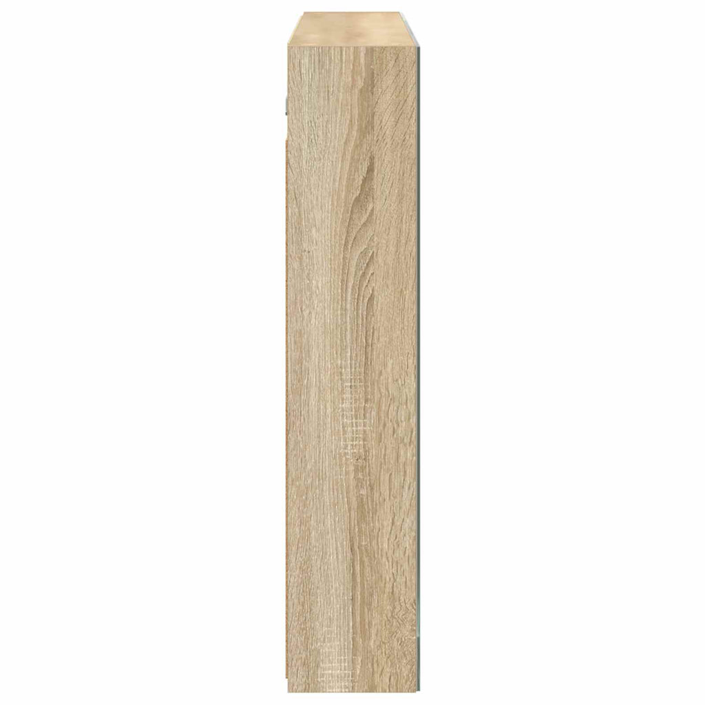 Badezimmerspiegelschrank Sonoma-Eiche 100 x 14,5 x 70 cm