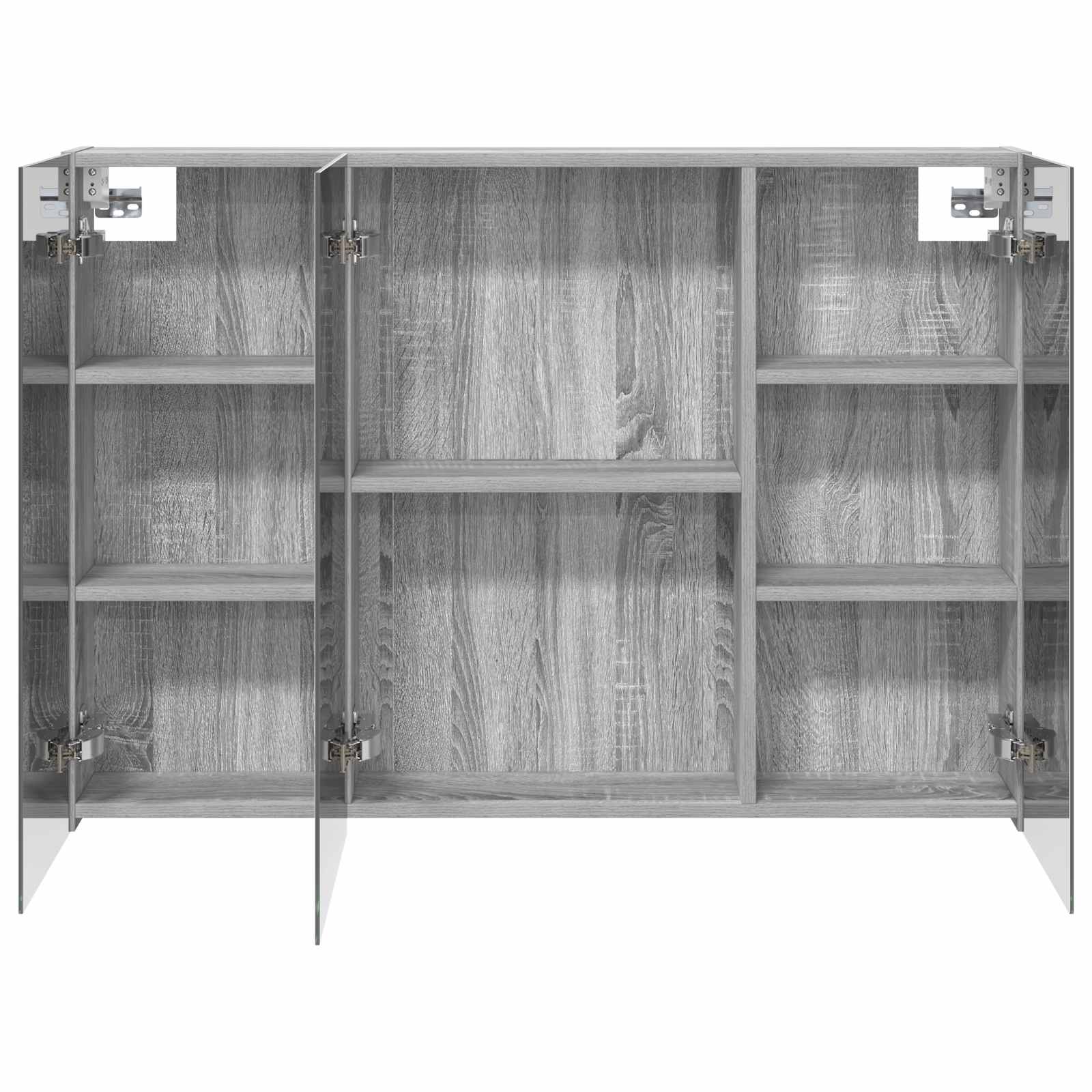 Badezimmerspiegelschrank Graues Sonoma 100 x 14,5 x 70 cm