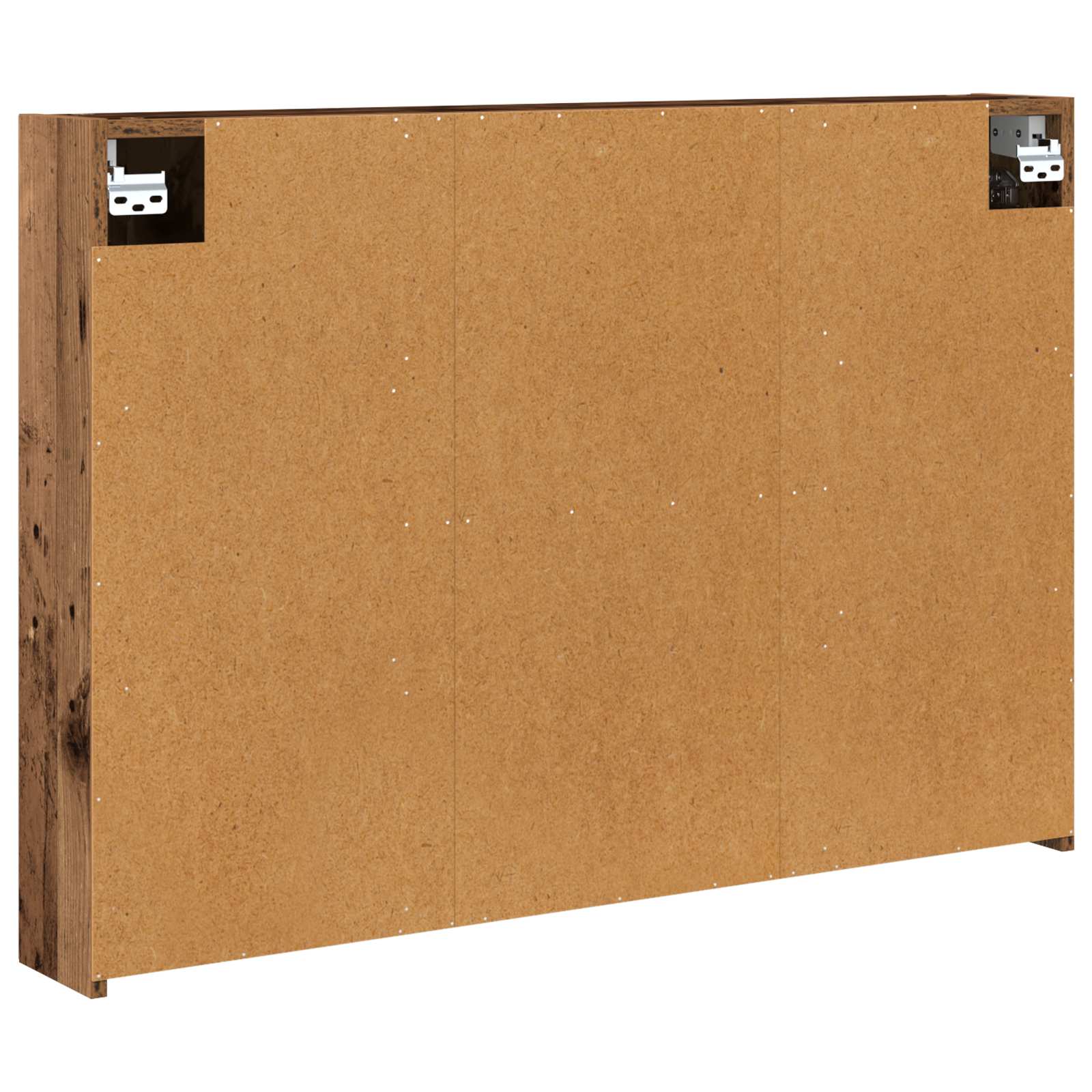 Badezimmerspiegelschrank mit Regal Altholz 100 x 14,5 x 70 cm