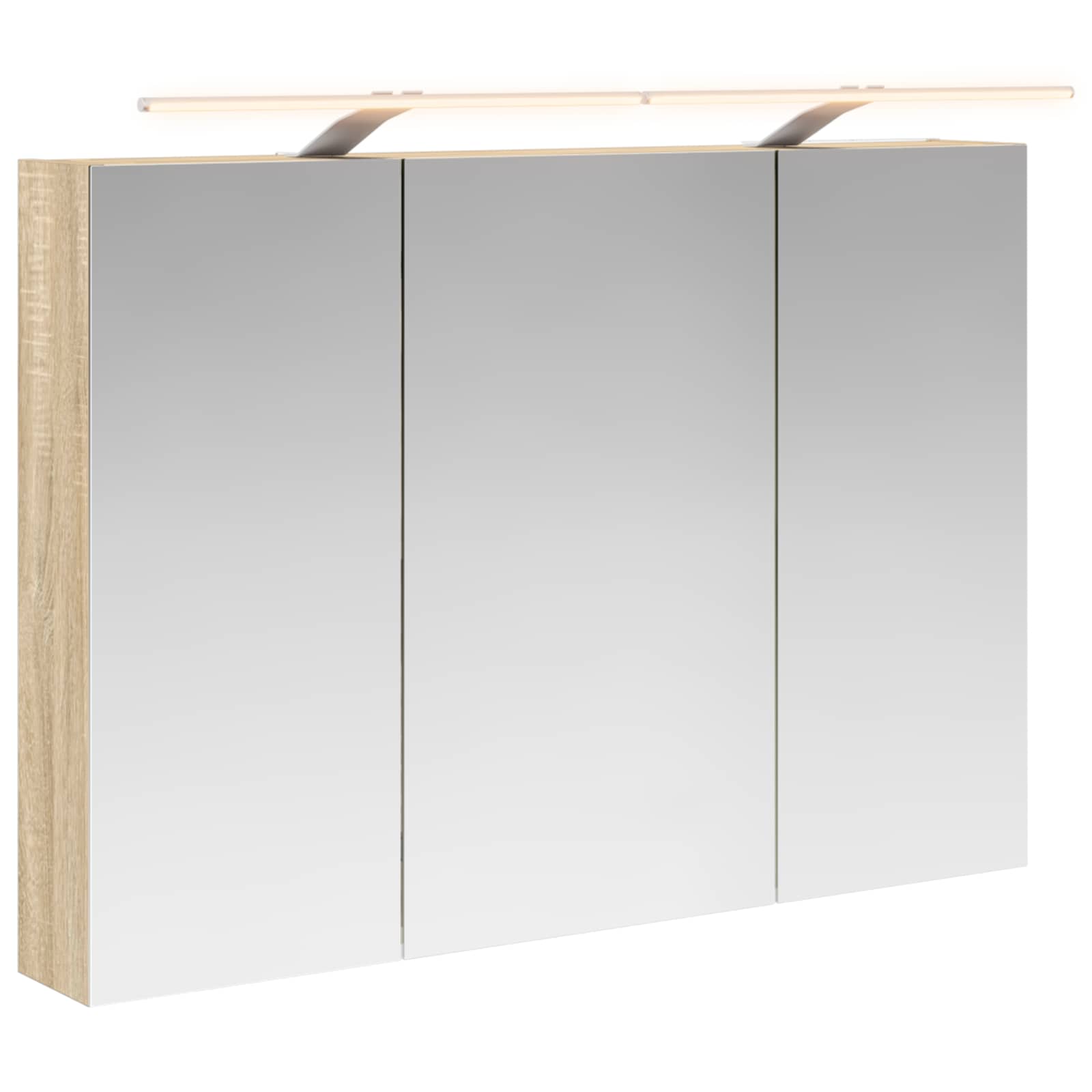 Badezimmerspiegelschrank Sonoma-Eiche 100 x 14,5 x 70 cm