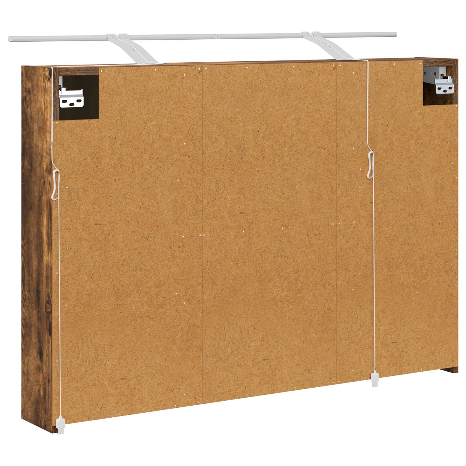 Badezimmerspiegelschrank Geräucherte Eiche 100 x 14,5 x 70 cm