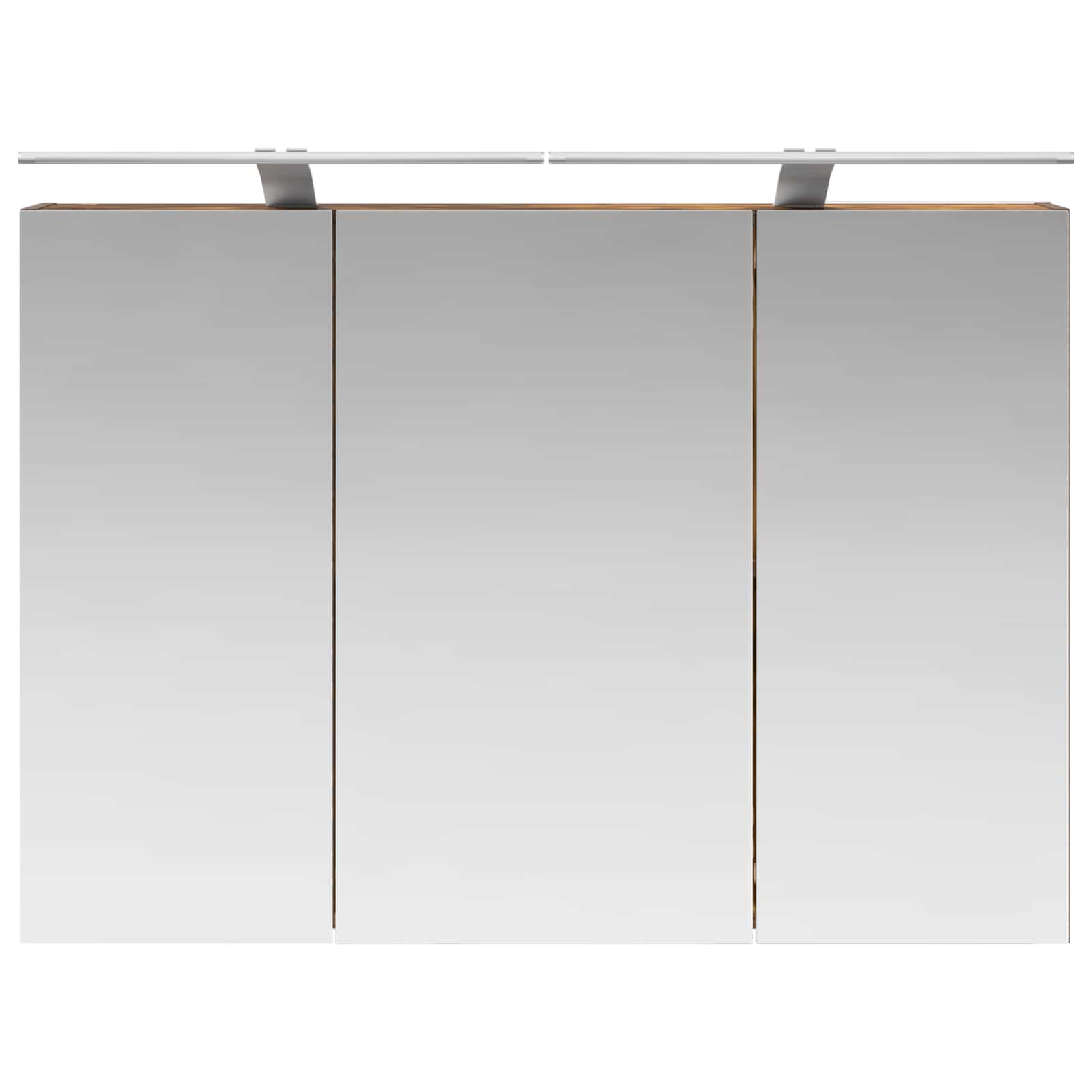 Badezimmerspiegelschrank Geräucherte Eiche 100 x 14,5 x 70 cm