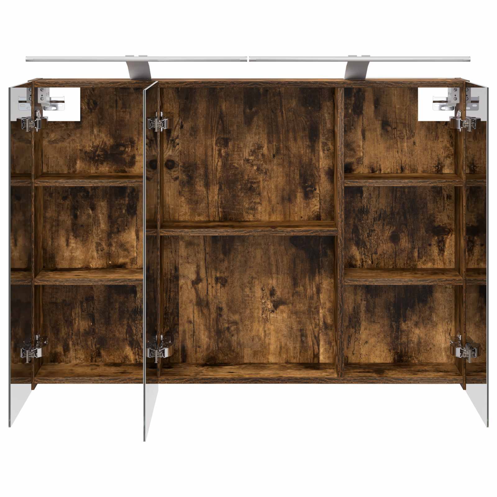 Badezimmerspiegelschrank Geräucherte Eiche 100 x 14,5 x 70 cm