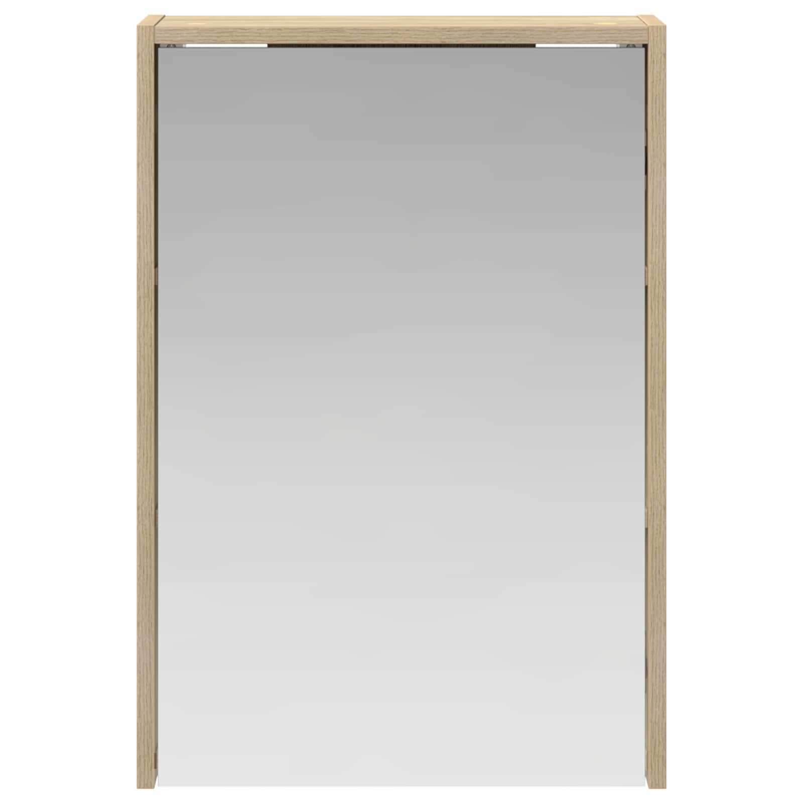 Badezimmerspiegelschrank mit Tür Sonoma-Eiche 43 x 16 x 62.5 cm