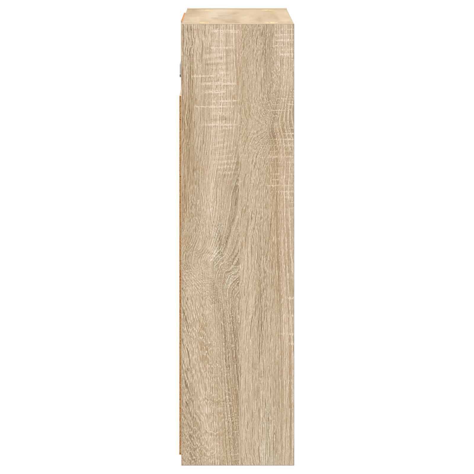 Badezimmerspiegelschrank mit Tür Sonoma-Eiche 43 x 16 x 62.5 cm