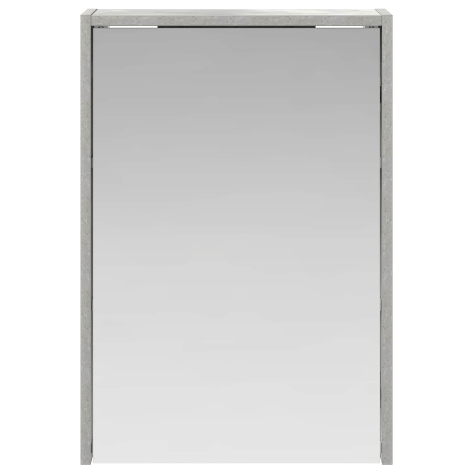Badezimmerspiegelschrank mit Regal Beton Grau 43 x 16 x 62.5 cm