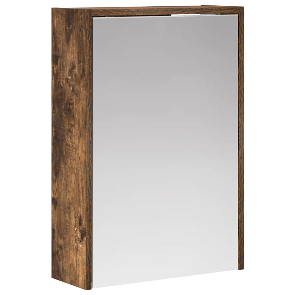 Badezimmerspiegelschrank Geräucherte Eiche 43 x 16 x 62.5 cm