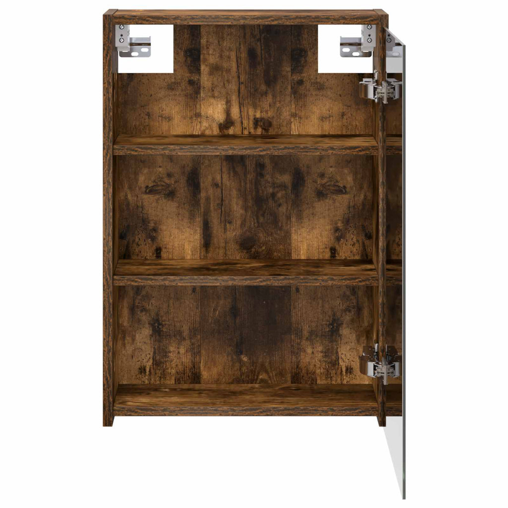 Badezimmerspiegelschrank Geräucherte Eiche 43 x 16 x 62.5 cm