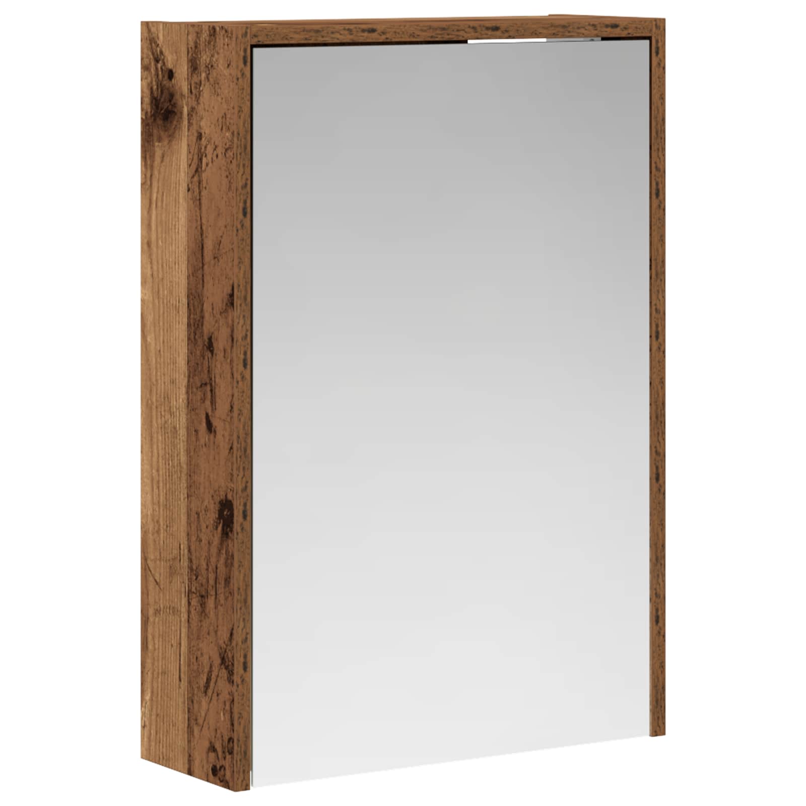 Badezimmerspiegelschrank mit Regal Altholz 43 x 16 x 62.5 cm