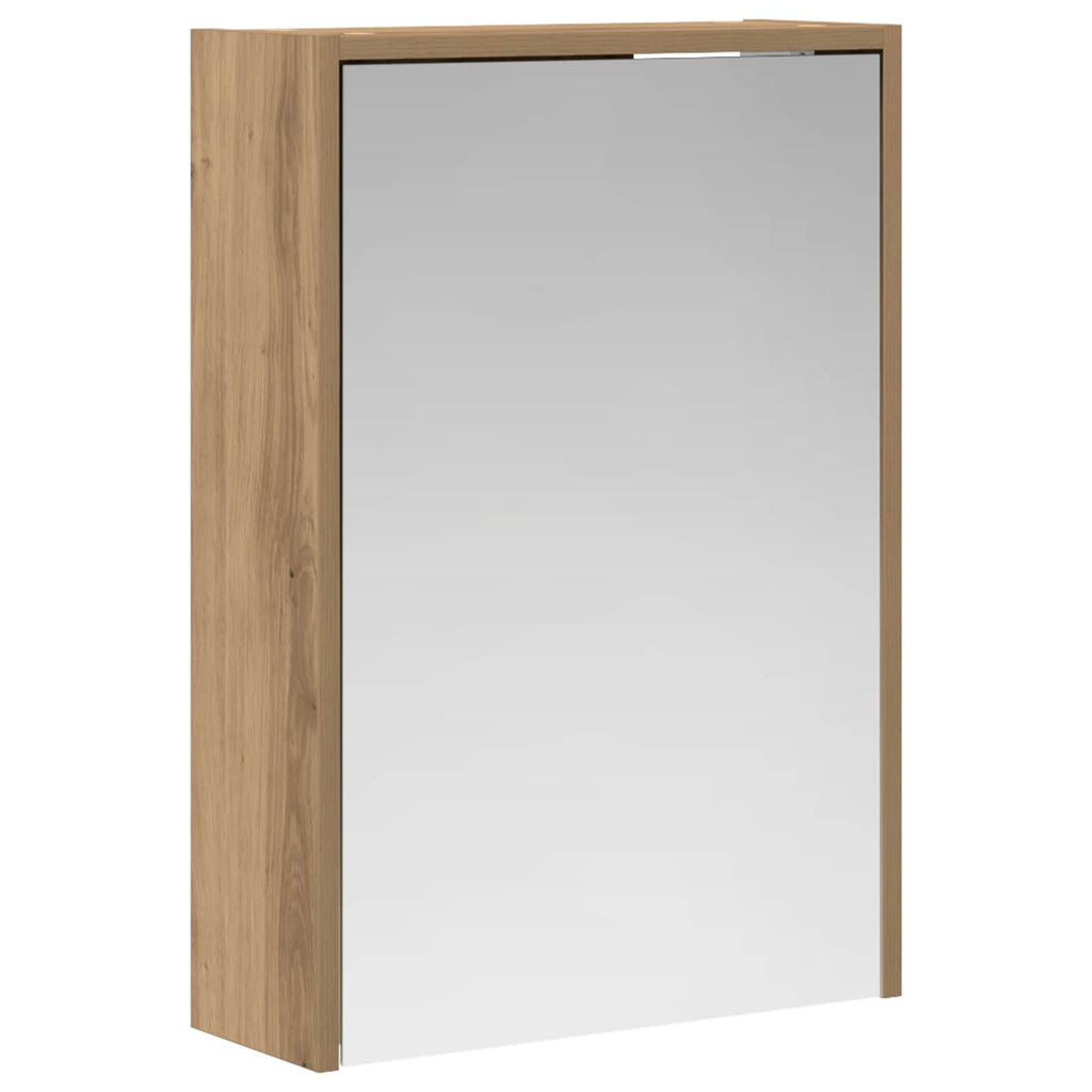 Badezimmerspiegelschrank Kunsthandwerk Eiche 43 x 16 x 62.5 cm