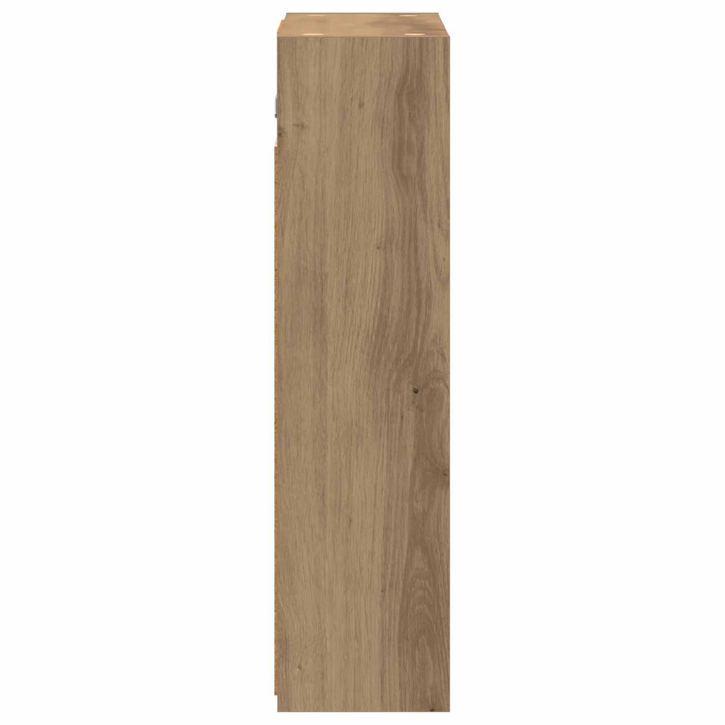 Badezimmerspiegelschrank Kunsthandwerk Eiche 43 x 16 x 62.5 cm