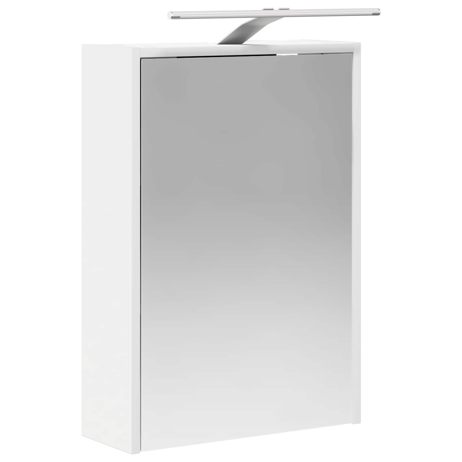 Badezimmerspiegelschrank Weiß 43 x 16 x 62.5 cm Holzwerkstoff