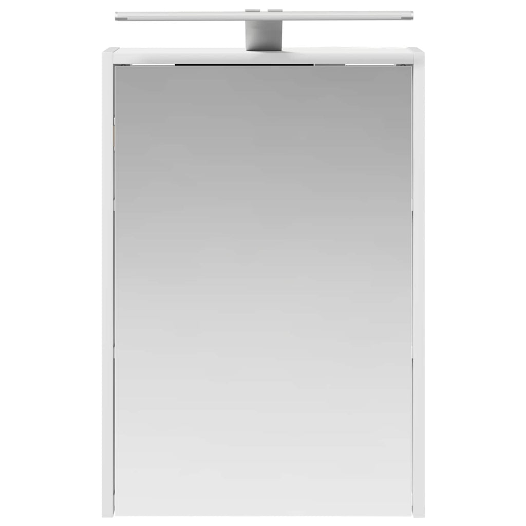 Badezimmerspiegelschrank Weiß 43 x 16 x 62.5 cm Holzwerkstoff