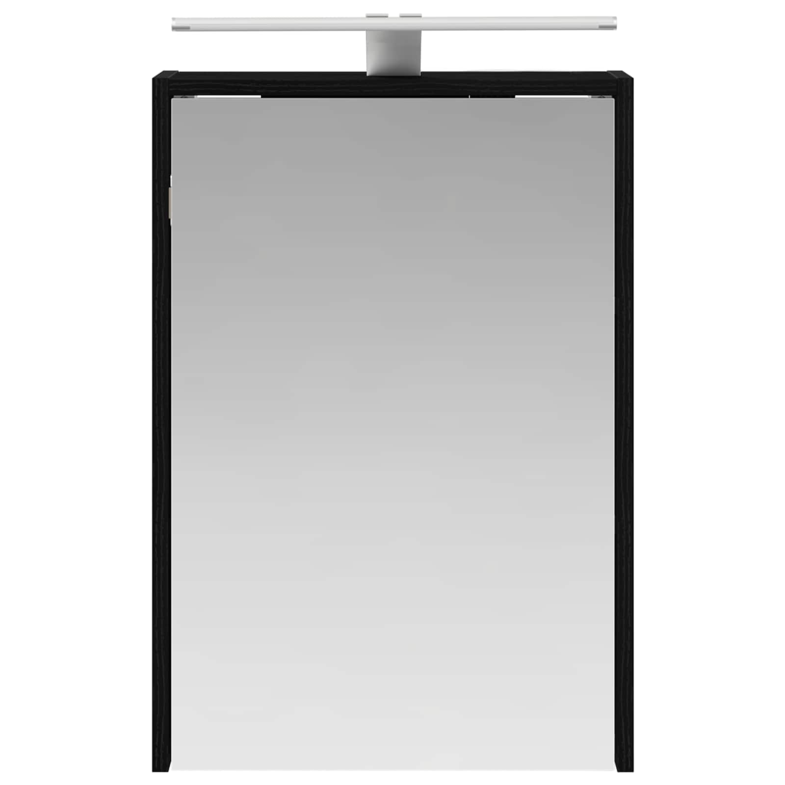 Badezimmerspiegelschrank Schwarz Eichen-Optik 43 x 16 x 62.5 cm