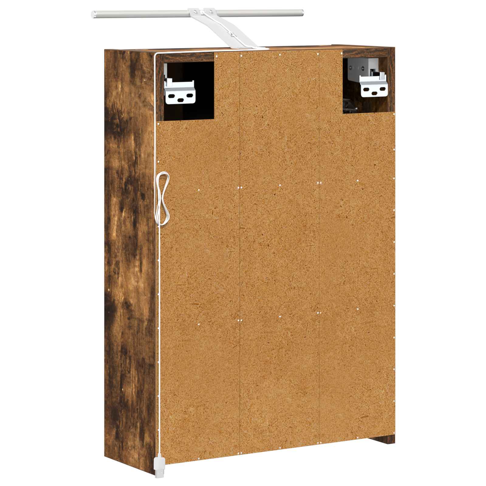 Badezimmerspiegelschrank Geräucherte Eiche 43 x 16 x 62.5 cm