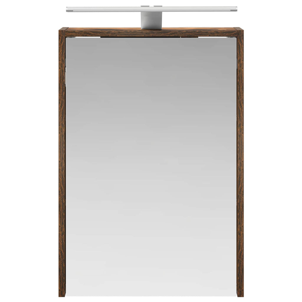 Badezimmerspiegelschrank Geräucherte Eiche 43 x 16 x 62.5 cm