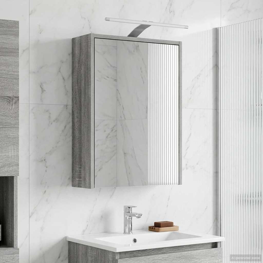 Badezimmerspiegelschrank Graues Sonoma 43 x 16 x 62.5 cm