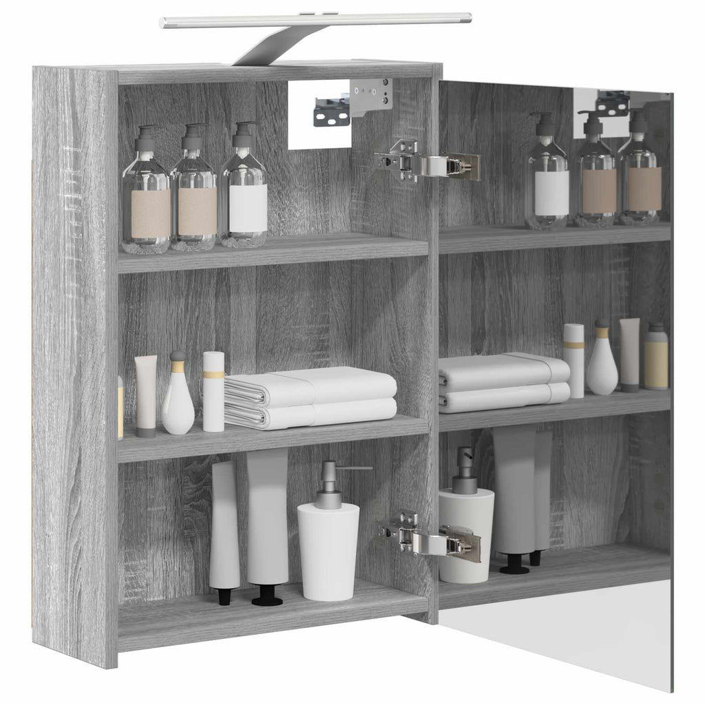 Badezimmerspiegelschrank Graues Sonoma 43 x 16 x 62.5 cm