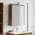Badezimmerspiegelschrank mit Regal Altholz 43 x 16 x 62.5 cm
