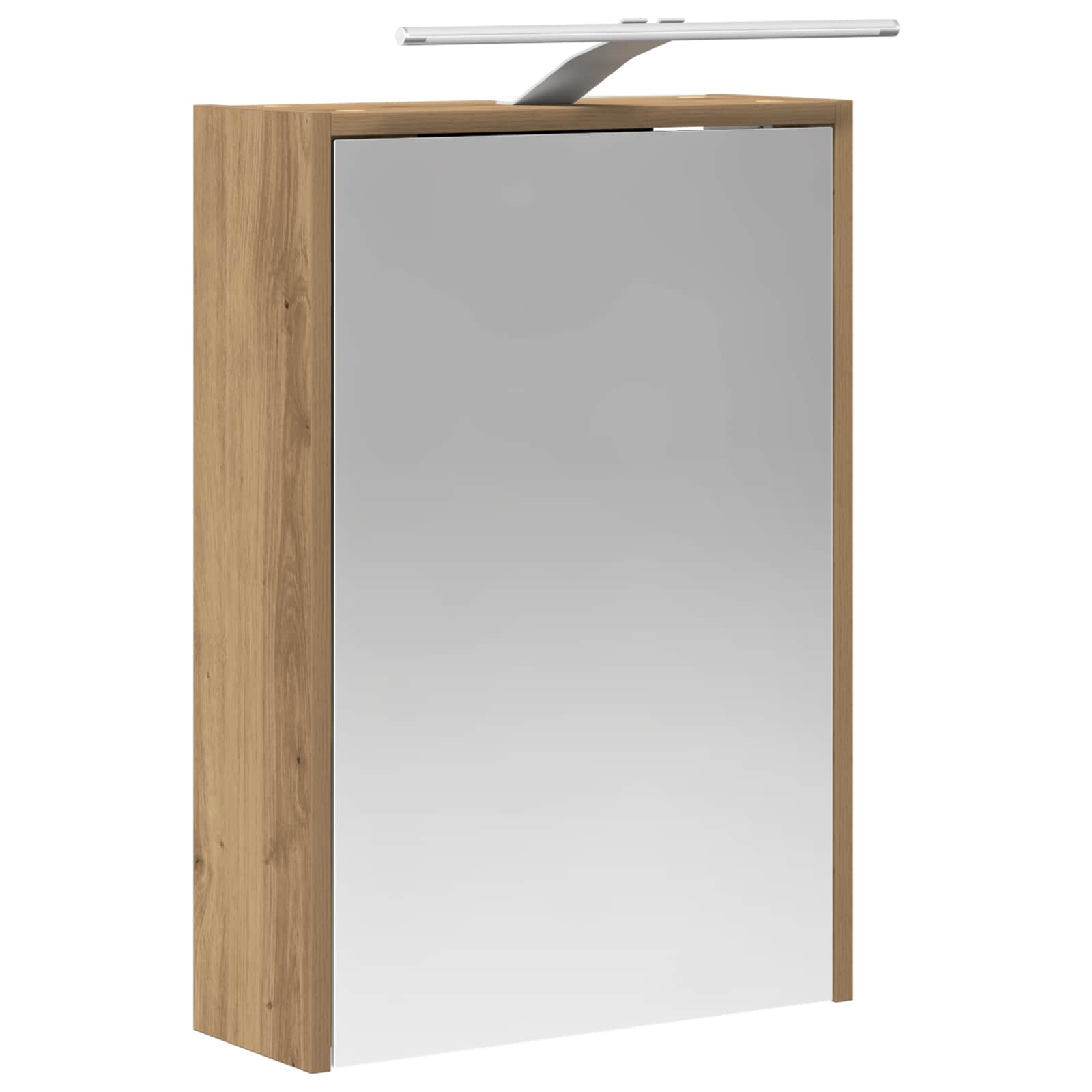 Badezimmerspiegelschrank Kunsthandwerk Eiche 43 x 16 x 62.5 cm