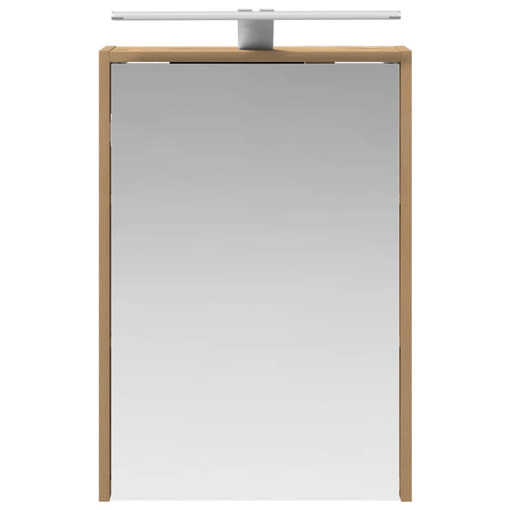 Badezimmerspiegelschrank Kunsthandwerk Eiche 43 x 16 x 62.5 cm