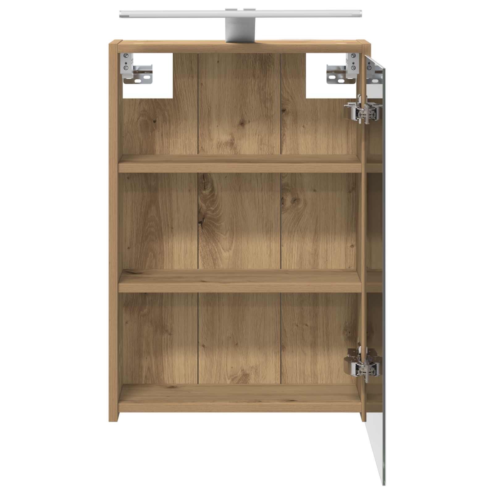 Badezimmerspiegelschrank Kunsthandwerk Eiche 43 x 16 x 62.5 cm