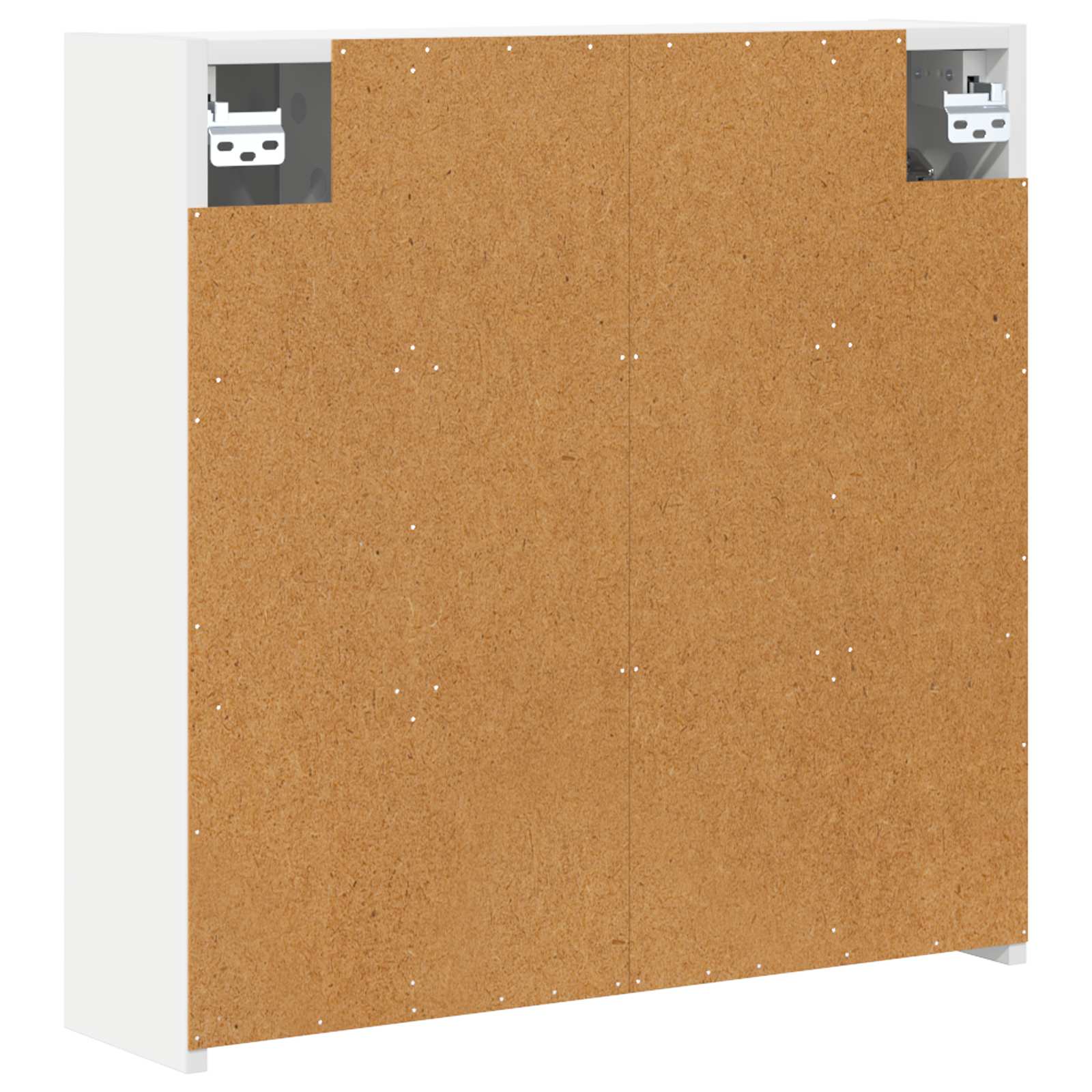Badezimmerspiegelschrank Weiß 63,5 x 16 x 62,5 cm Holzwerkstoff
