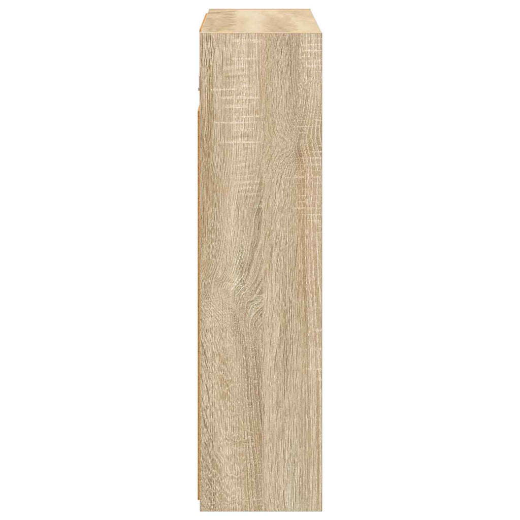Badezimmerspiegelschrank Sonoma-Eiche 63,5 x 16 x 62,5 cm