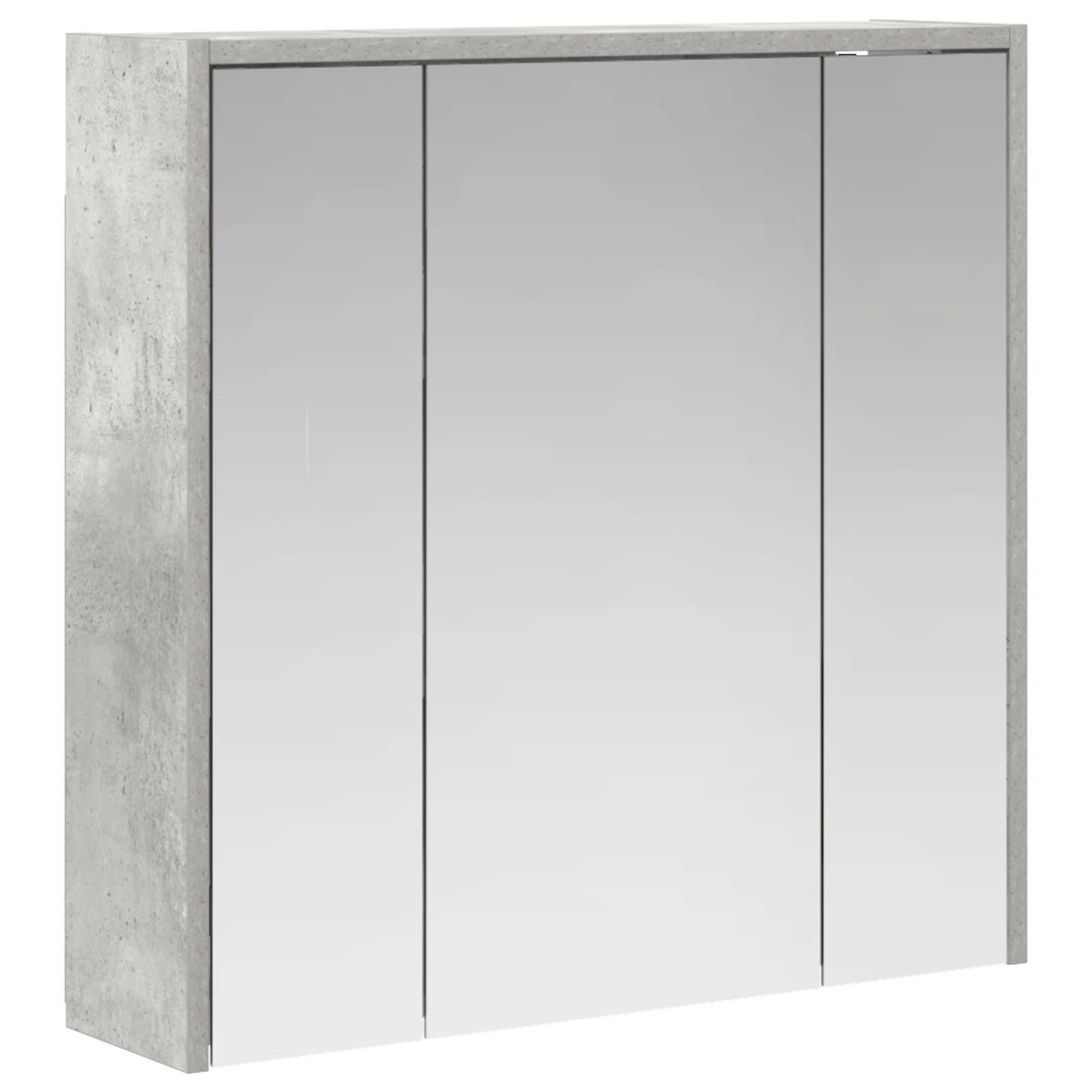 Badezimmerspiegelschrank Beton Grau 63,5 x 16 x 62,5 cm