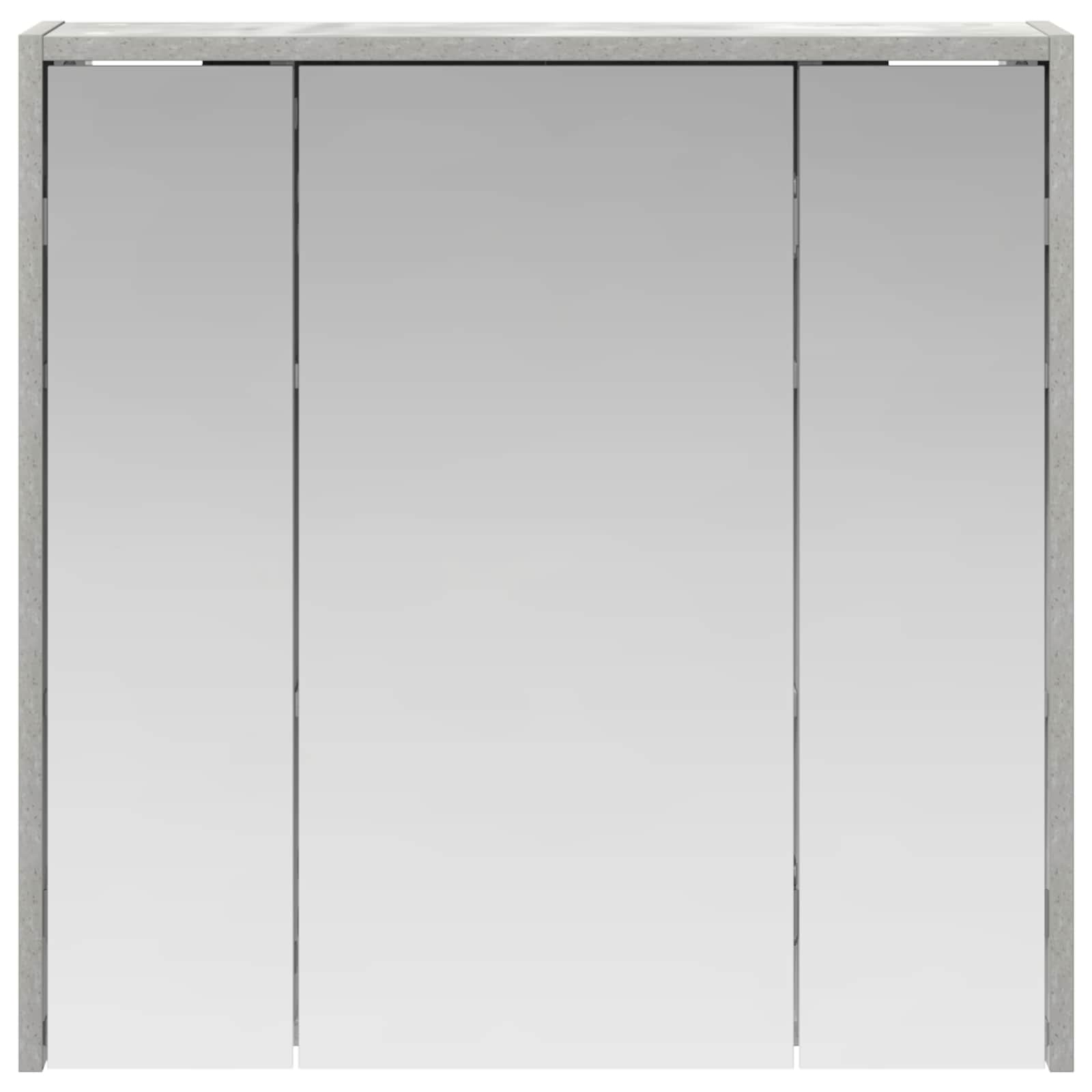 Badezimmerspiegelschrank Beton Grau 63,5 x 16 x 62,5 cm