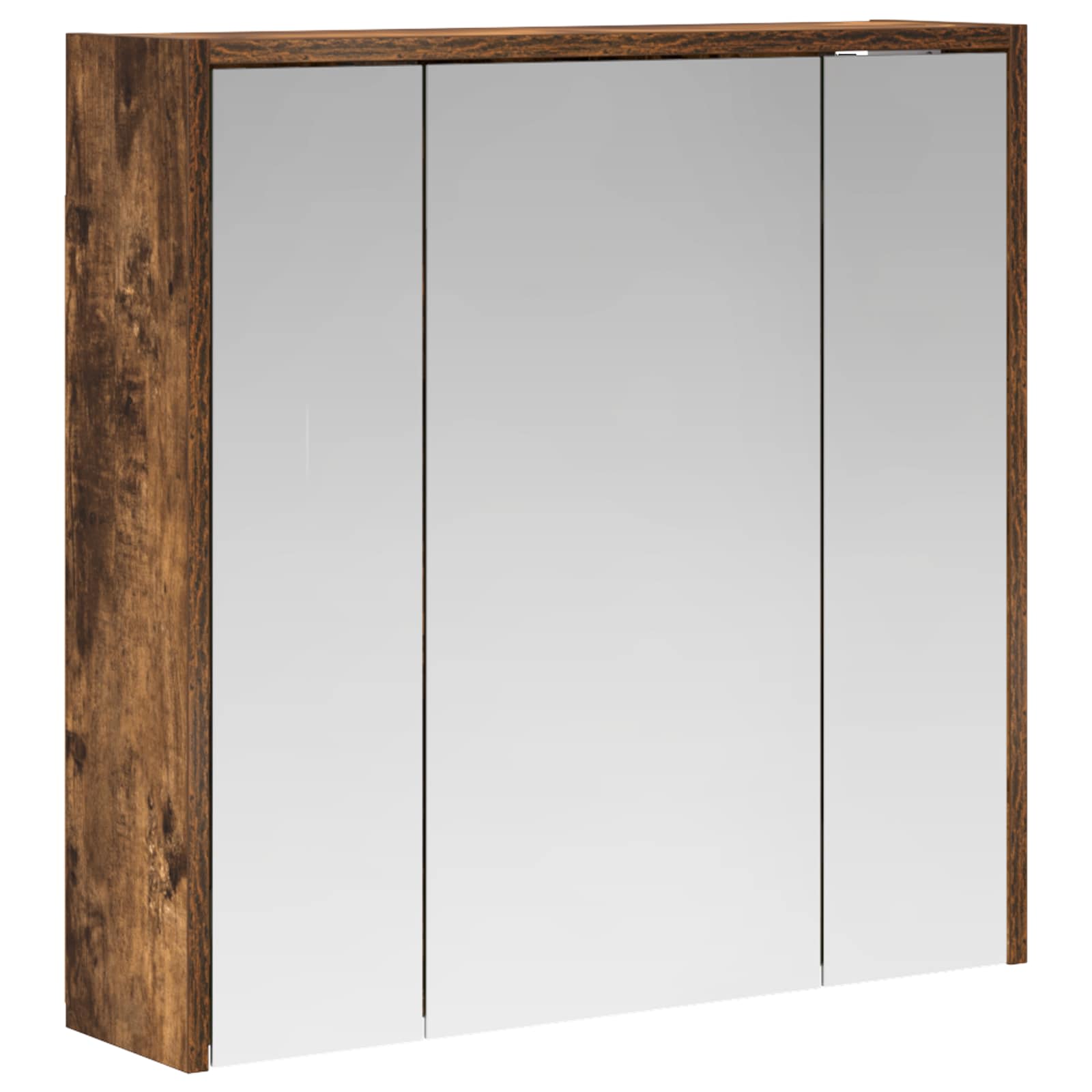Badezimmerspiegelschrank Geräucherte Eiche 63,5 x 16 x 62,5 cm