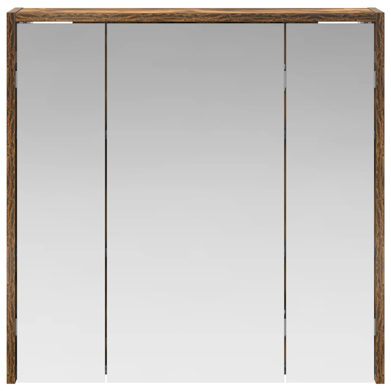 Badezimmerspiegelschrank Geräucherte Eiche 63,5 x 16 x 62,5 cm