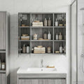 Badezimmerspiegelschrank Graues Sonoma 63,5 x 16 x 62,5 cm
