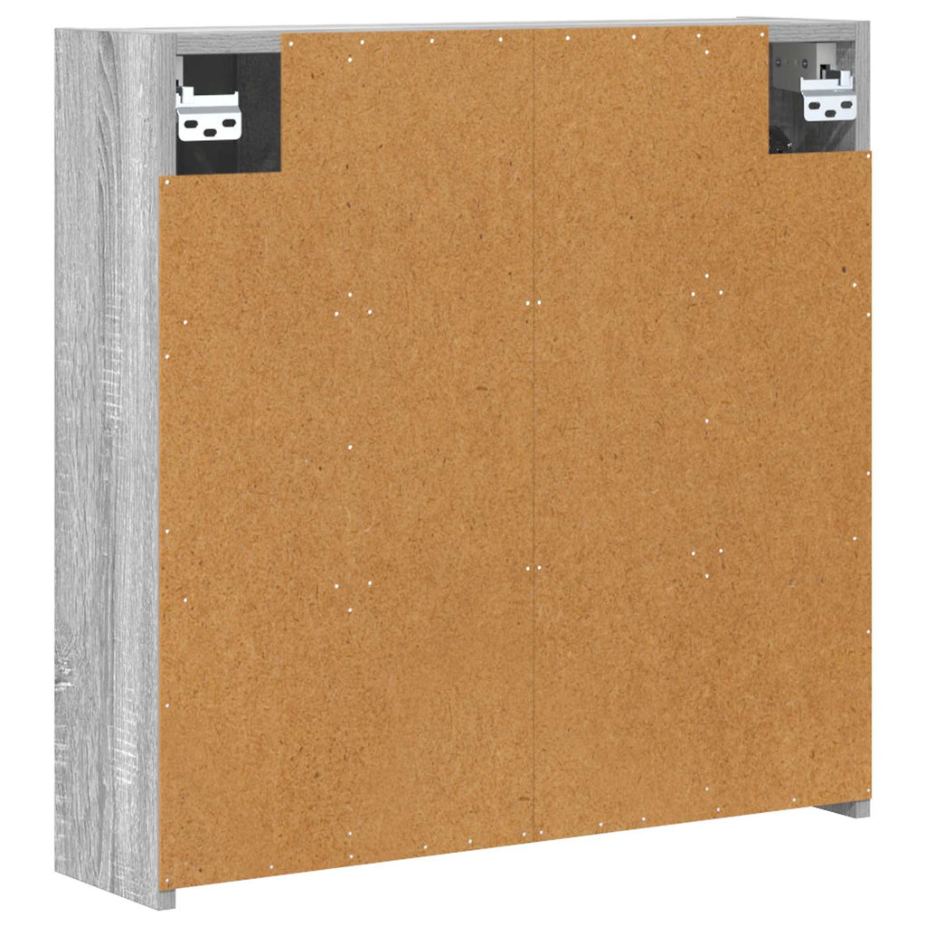 Badezimmerspiegelschrank Graues Sonoma 63,5 x 16 x 62,5 cm