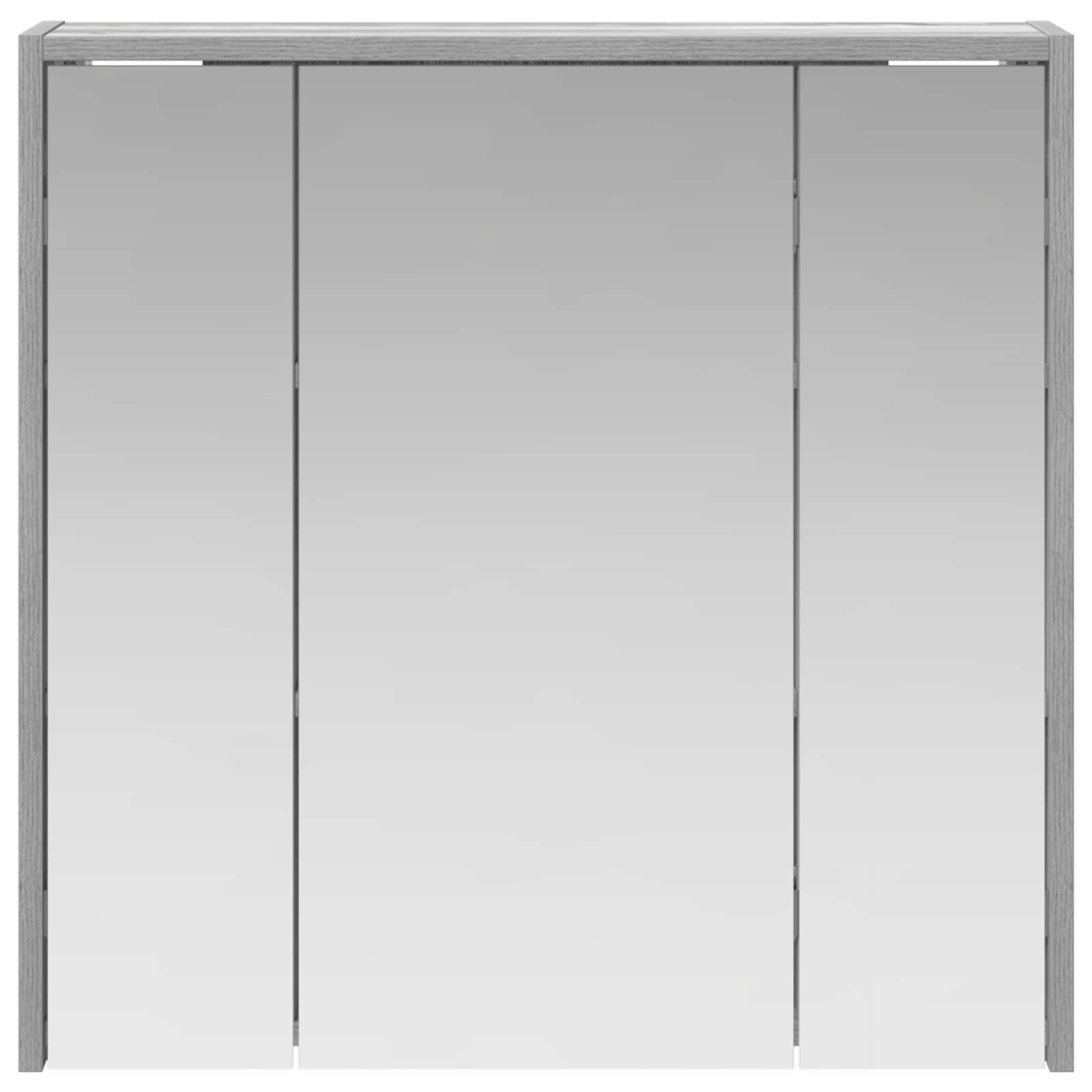 Badezimmerspiegelschrank Graues Sonoma 63,5 x 16 x 62,5 cm