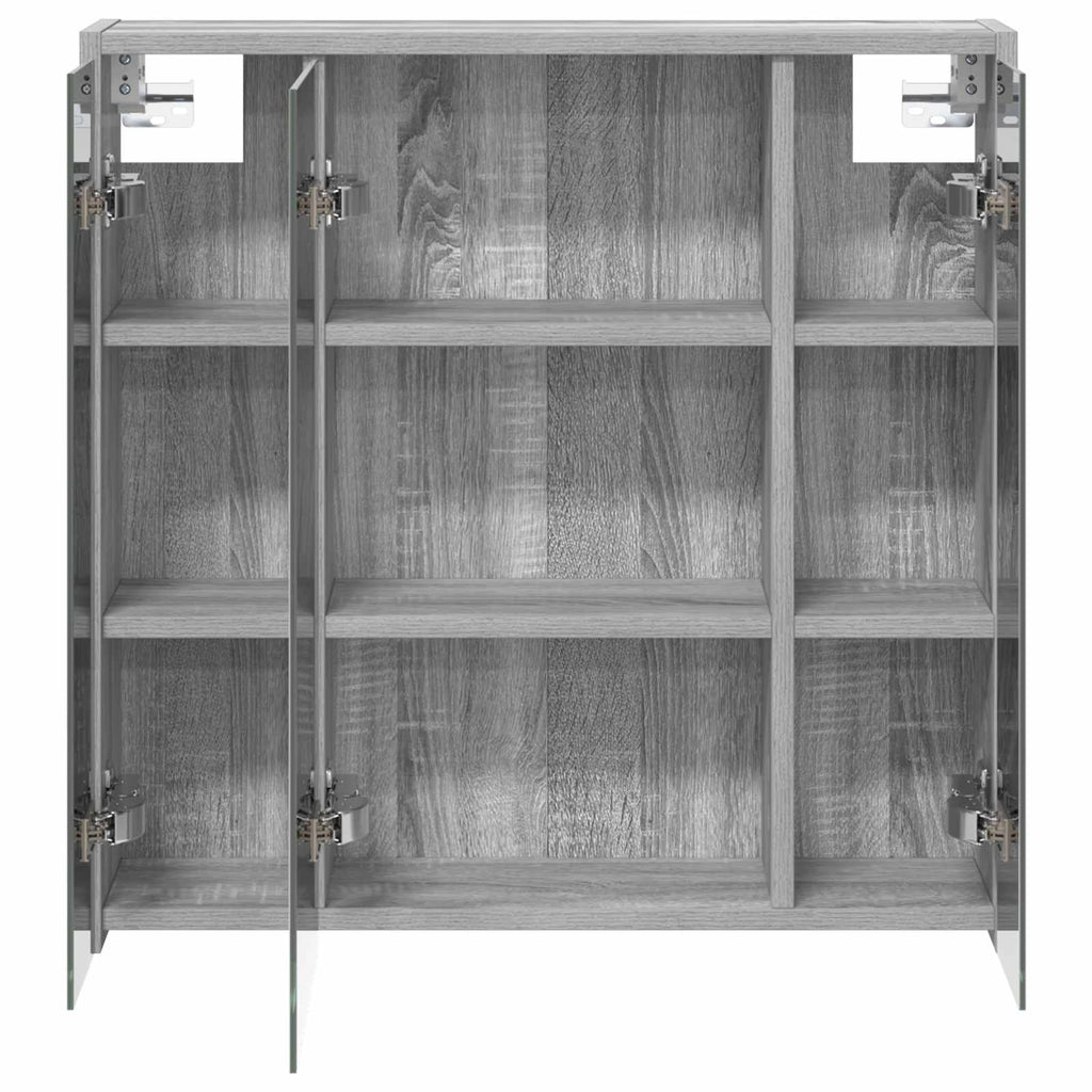 Badezimmerspiegelschrank Graues Sonoma 63,5 x 16 x 62,5 cm