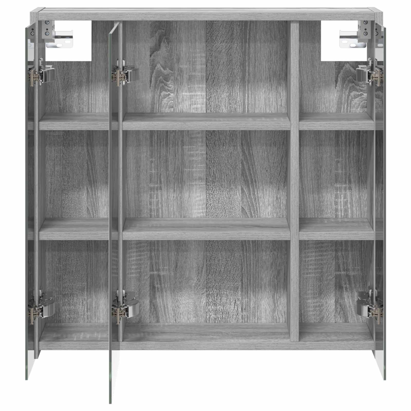 Badezimmerspiegelschrank Graues Sonoma 63,5 x 16 x 62,5 cm