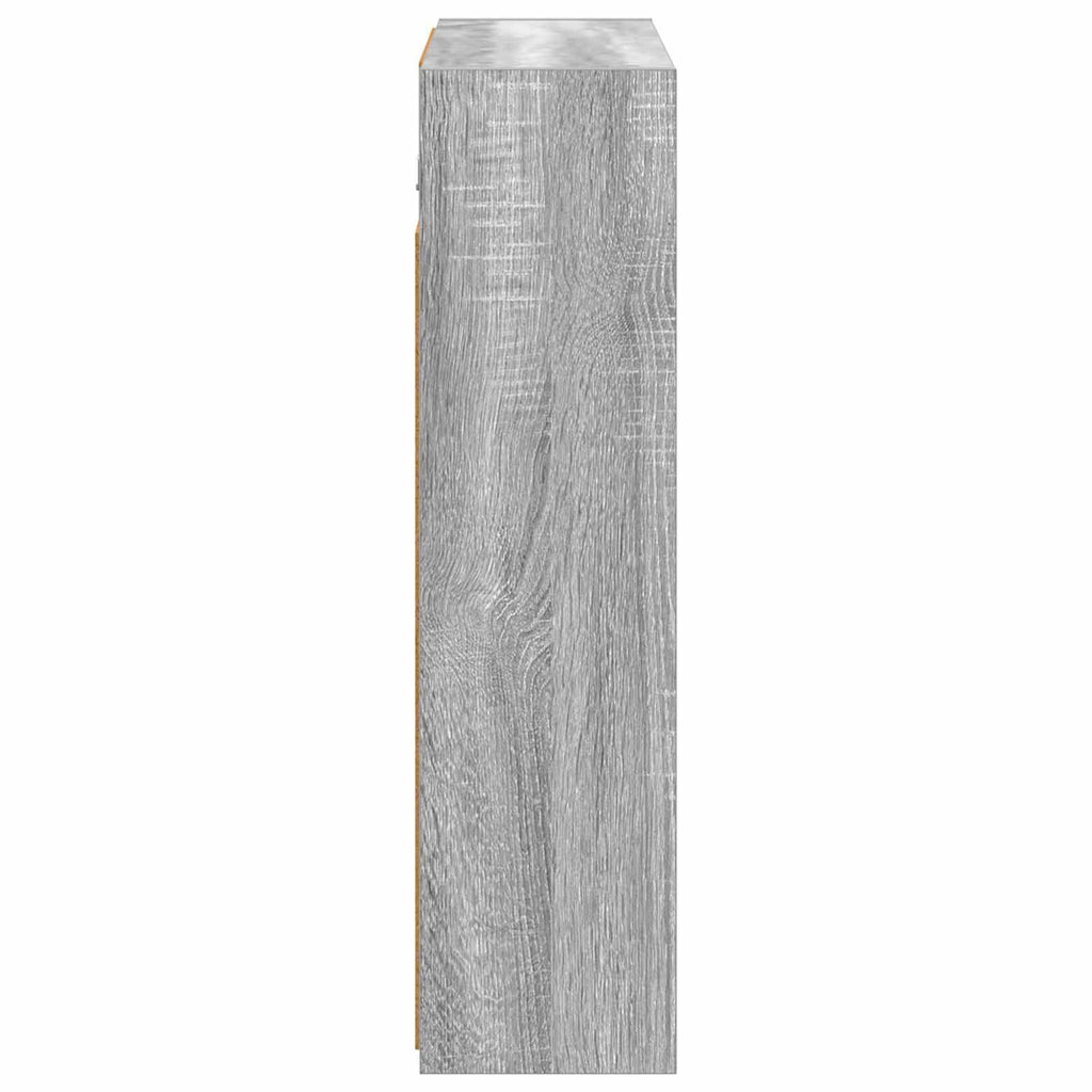 Badezimmerspiegelschrank Graues Sonoma 63,5 x 16 x 62,5 cm